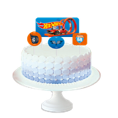 TOPPER PARA BOLO HOT WHEELS C/4