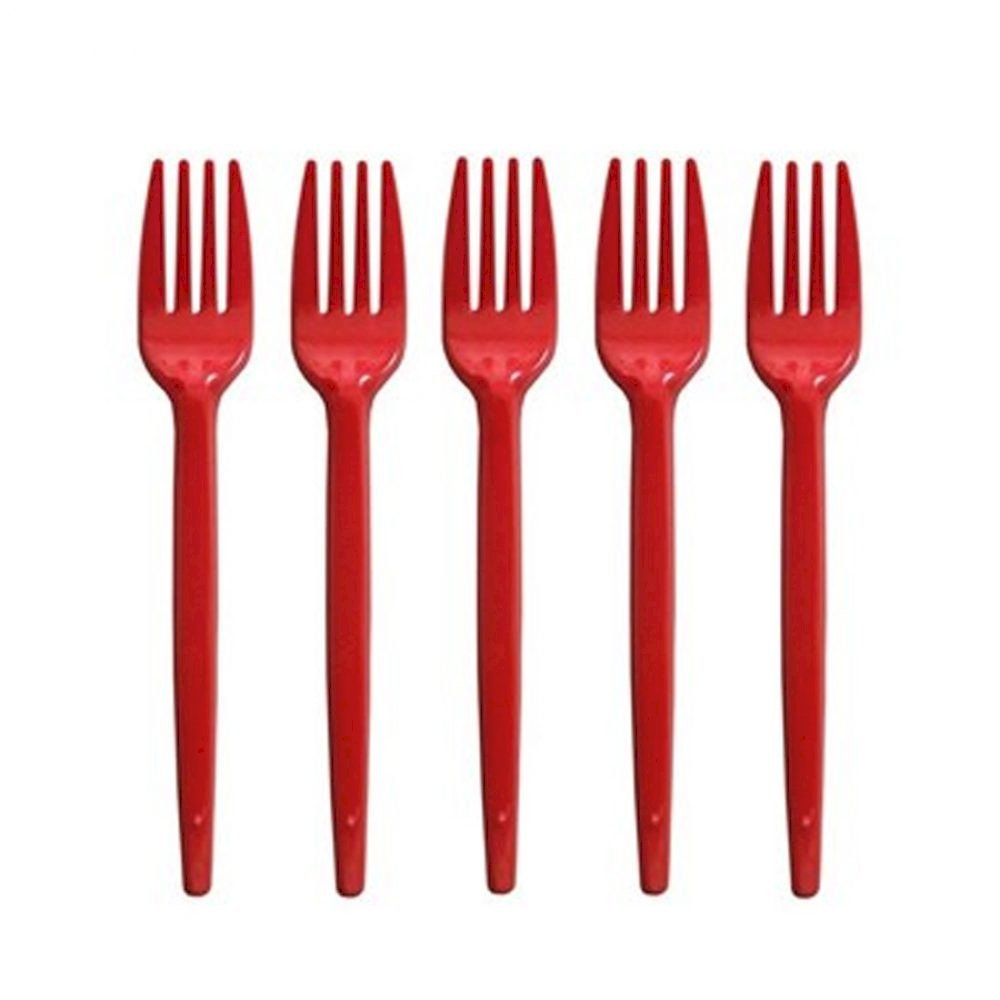 GARFO ACRILICO EXTRA FORTE C/25UND VERMELHO