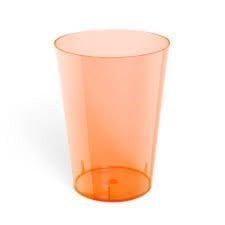 COPO ACRILICO C/10UND 200ML LARANJA