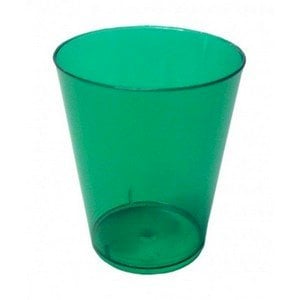 COPO ACRILICO C/10UND 200ML VERDE