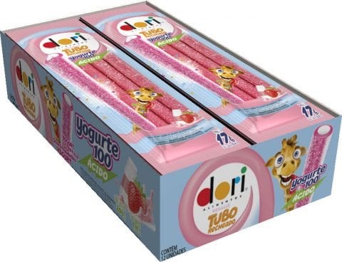 DORI REGALIZ T.RECHEADO YOGURT 100 ACIDO 12X17G