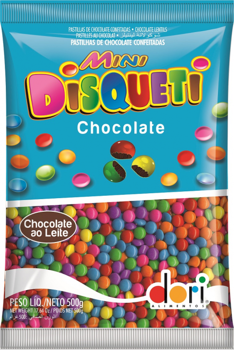 MINI DISQUETI CHOCOLATE CONF 500G