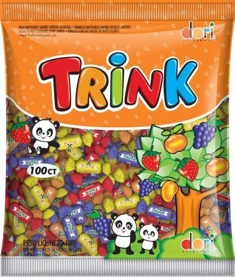 BALA TRINK SORTIDA FRUTAS 400G