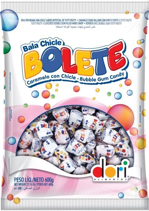 BALA BOLETE TUTTI FRUTTI 600G