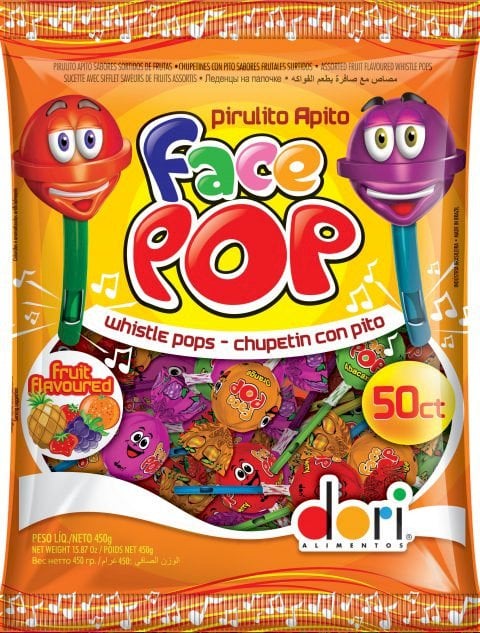 PIRULITO FACEPOP APITO 450G