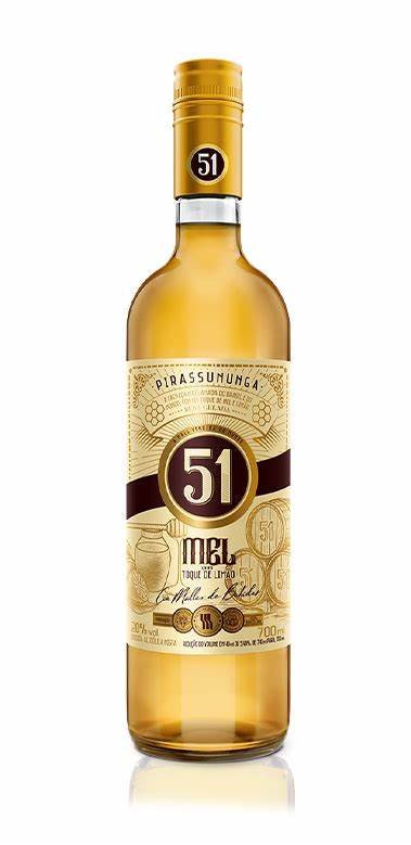 CACHAÇA 51 MEL 790ML UND