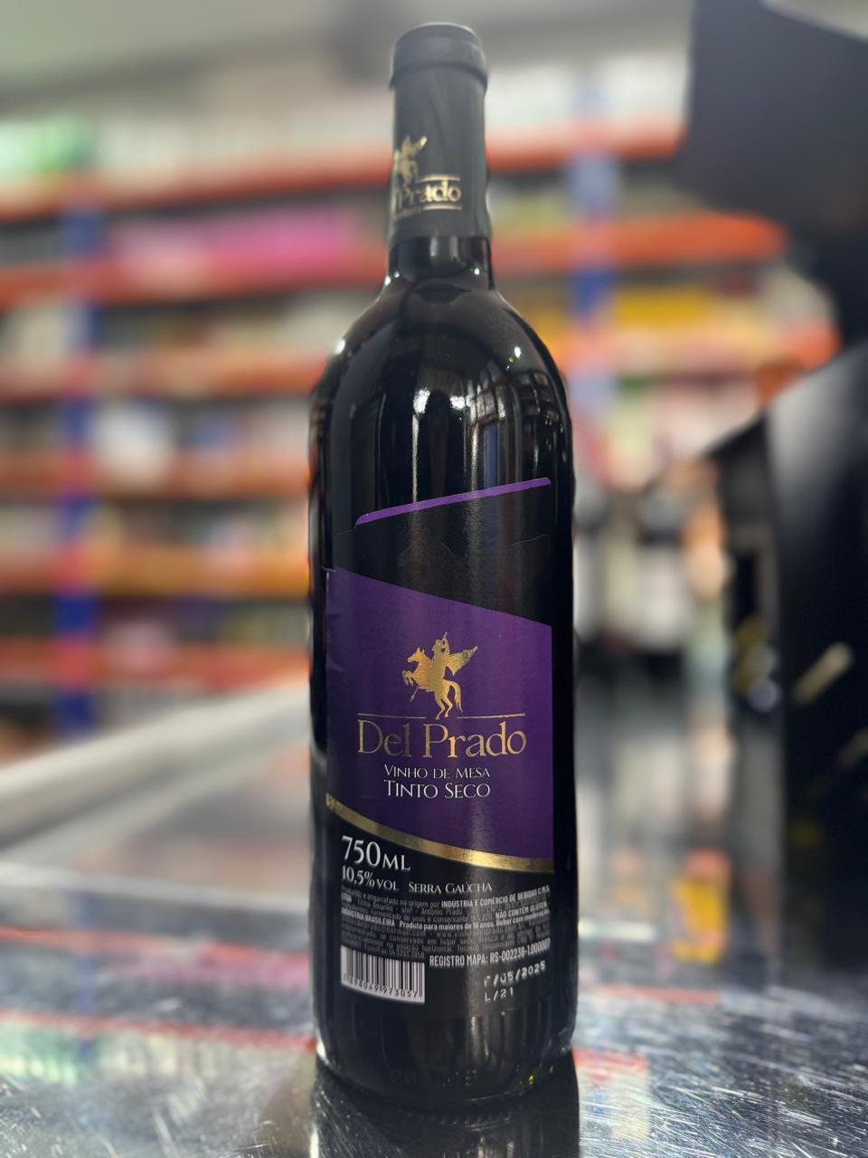 VINHO DEL PRADO TINTO SECO 750ML UN