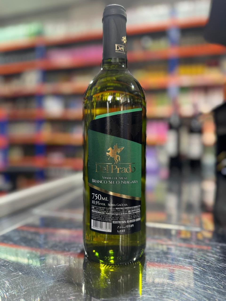 VINHO DEL PRADO BRANCO SECO NIAGARA 750ML UN