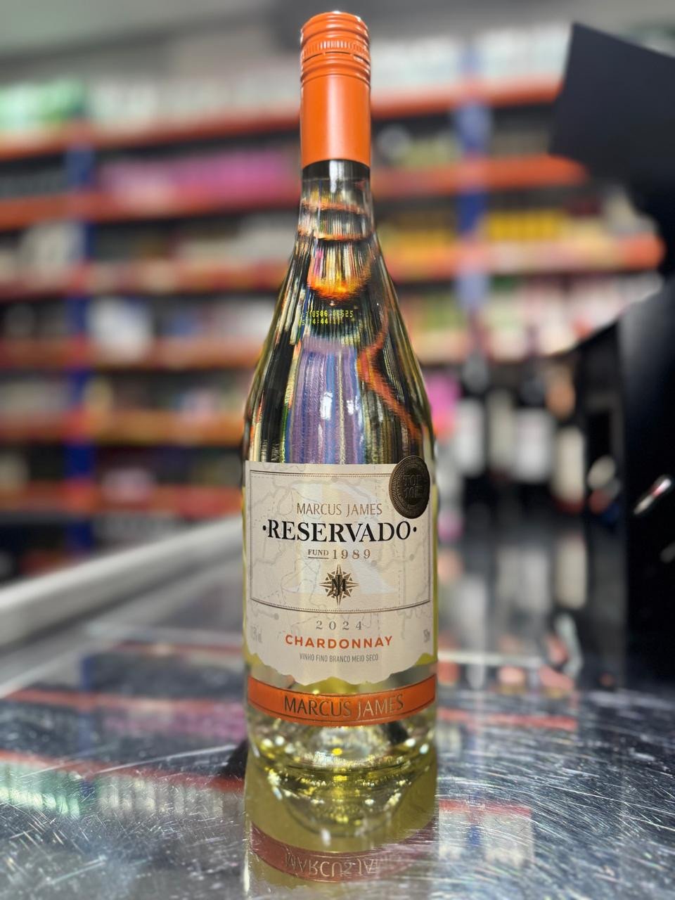 VINHO MARCUS JAMES BRANCO CHARDONNAY 750ML 