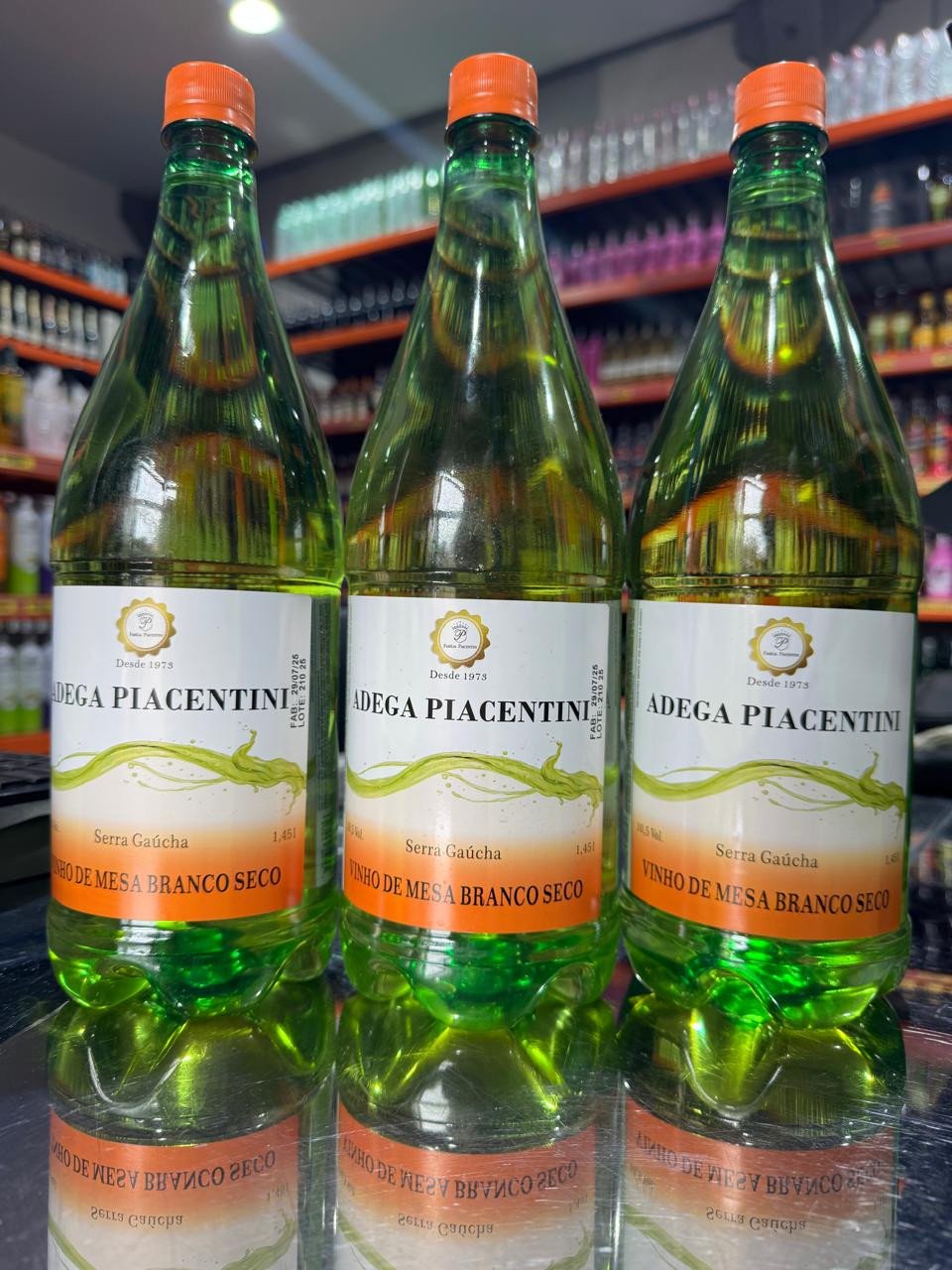 VINHO PIACENTINI BRANCO SECO 1,5L UN 