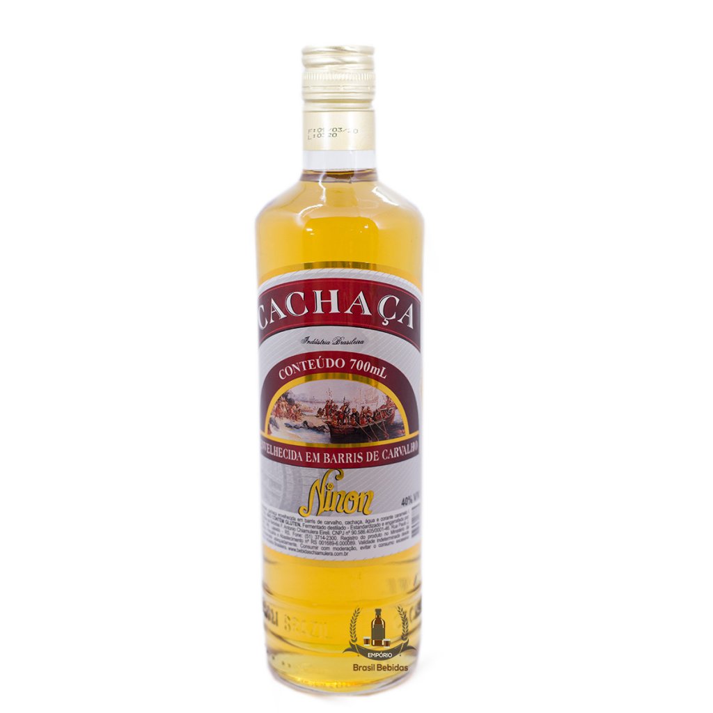 CACHAÇA NINON OURO 700ML 
