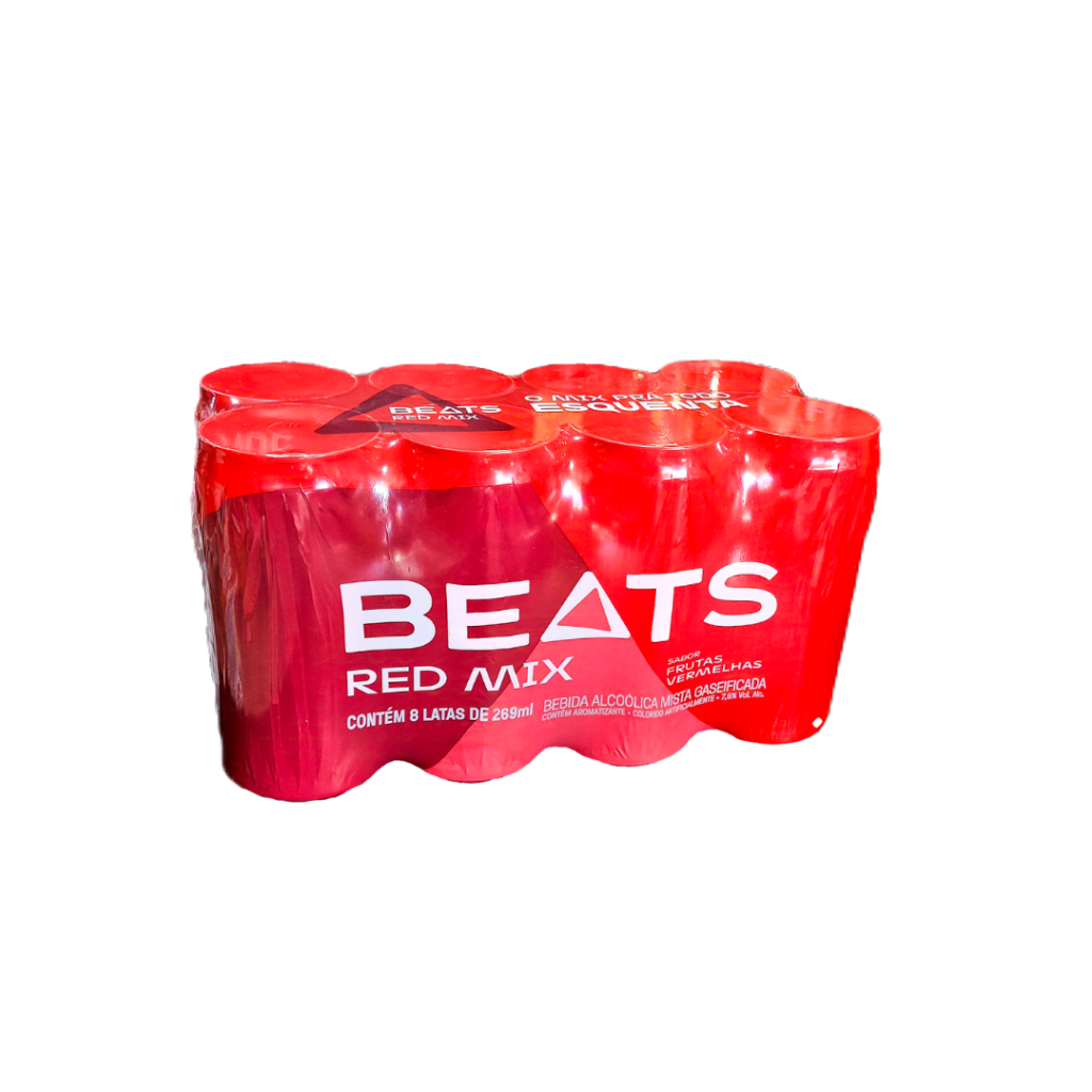 SKOL BEATS RED MIX 269ML  LATA C/8