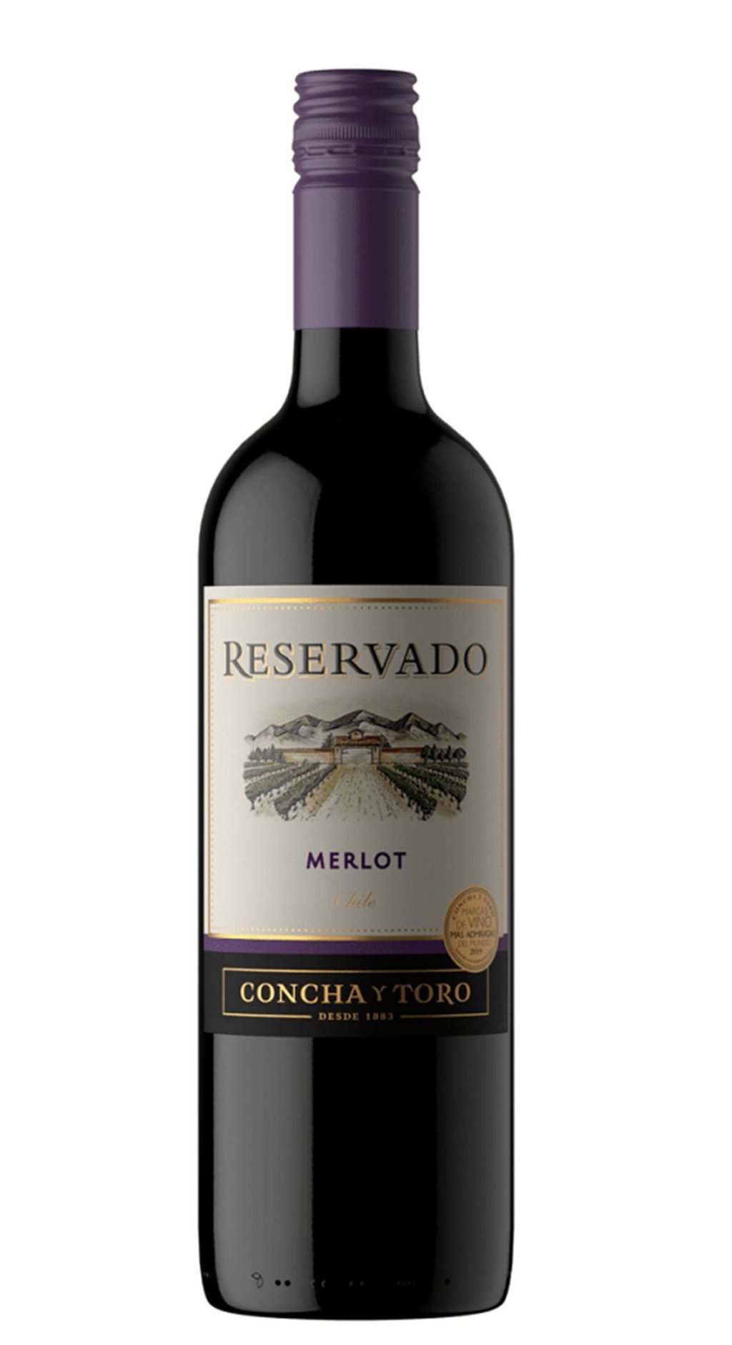 VINHO RESERVADO CONCHA Y TORO  MERLOT 750ML