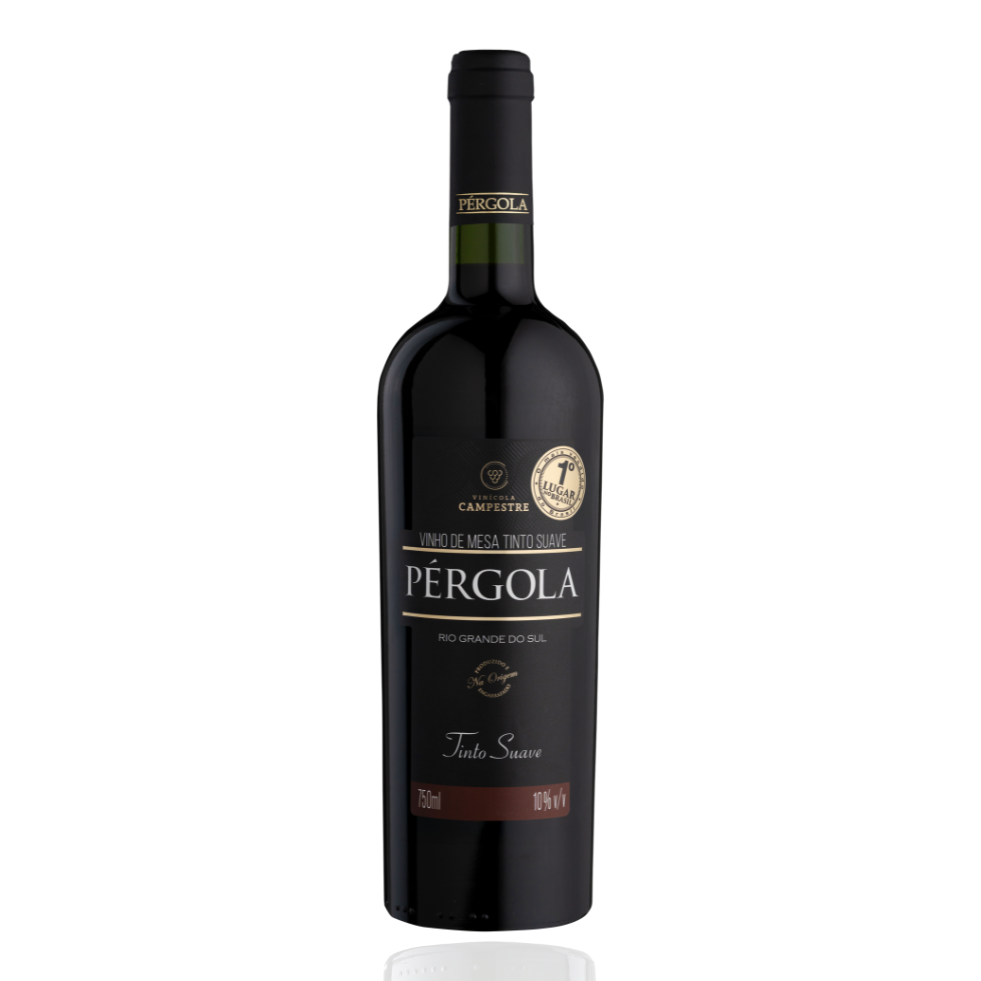 VINHO PERGOLA TINTO SUAVE 750ML  