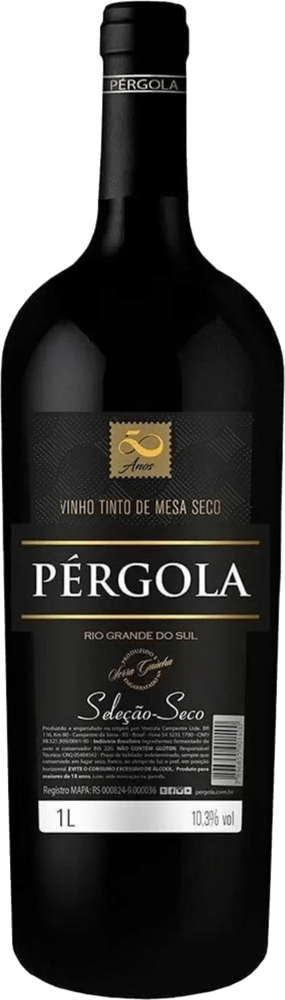 VINHO PERGOLA TINTO SECO 1L 