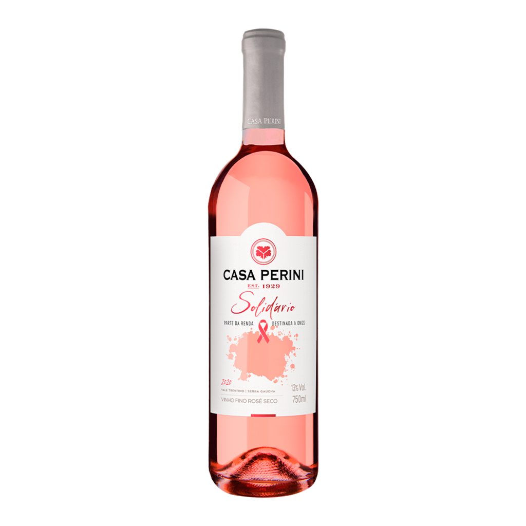 VINHO CASA PERINI SOLIDARIO ROSE SECO 750ML 