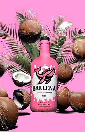 LICOR BALLENA COCO 750ML UND