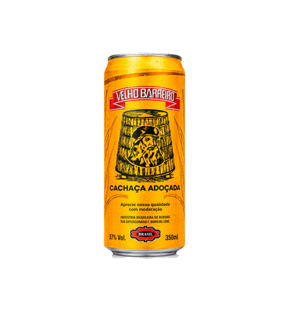 CACHAÇA VELHO BARREIRO LATA 350ML
