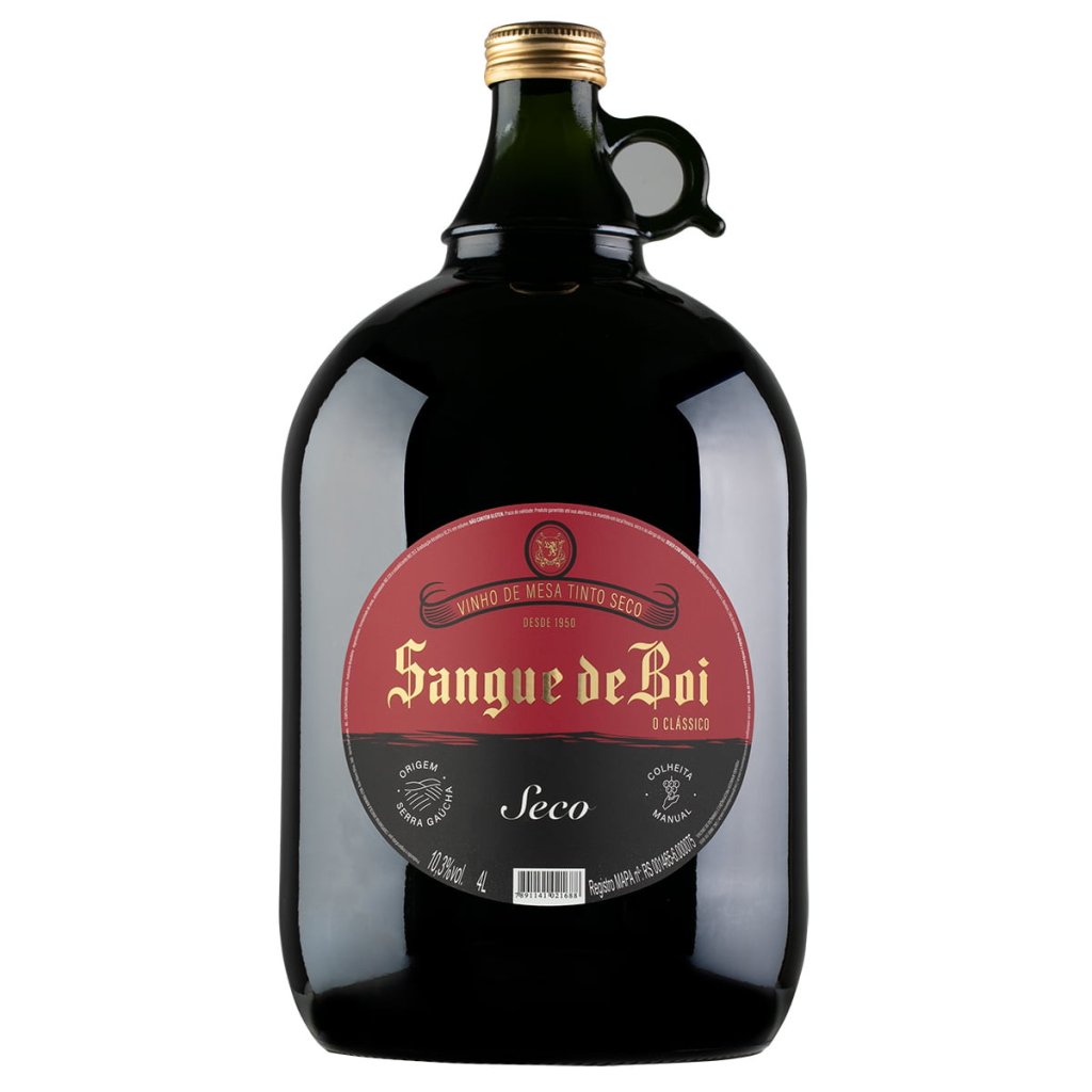 VINHO SANGUE DE BOI 4l TINTO SECO 