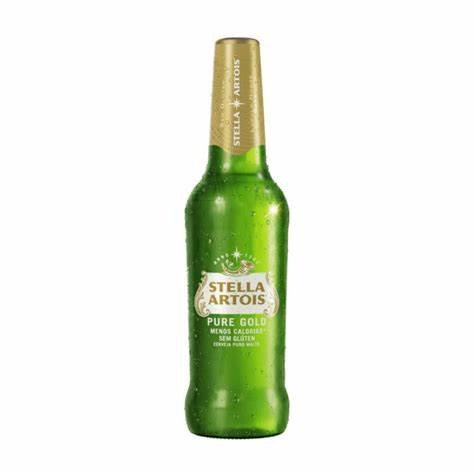 CERVEJA STELLA ARTOIS PURE GOLD LONGNECK 330ML