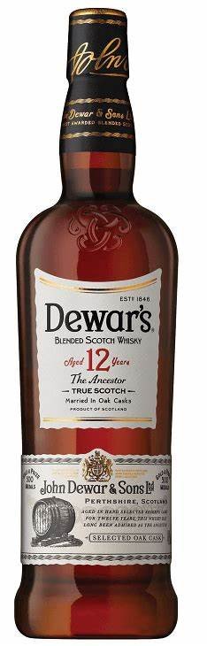 WHISKY DEWARS 12ANOS 750ML  UND 