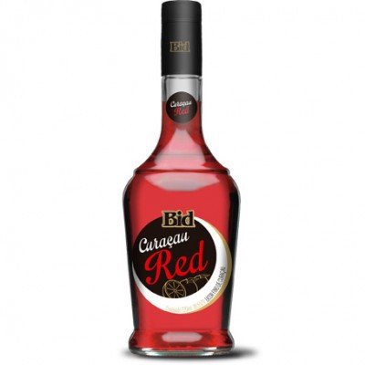 LICOR BID CURACAU RED 720ML UND 