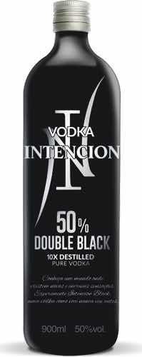 VODKA INTENCION 50 DOUBLE BLACK 900ML UND 