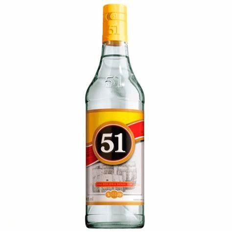 CACHAÇA 51 950 ML VIDRO /UND SEM VASILHAME