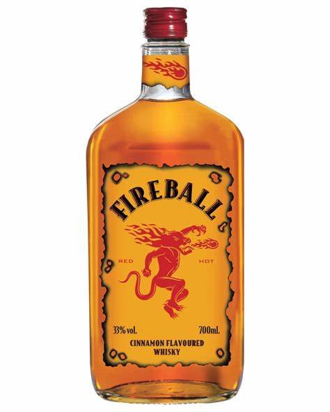 LICOR DE WHISKY FIRE BALL 700ML UND 