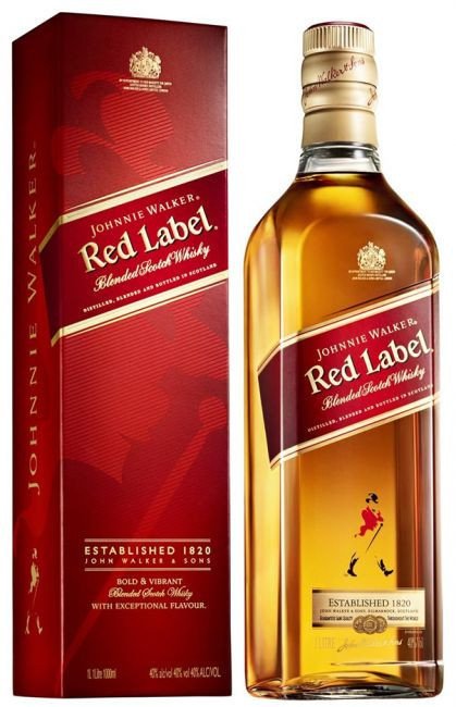 WHISKY RED LABEL 750ML UND 