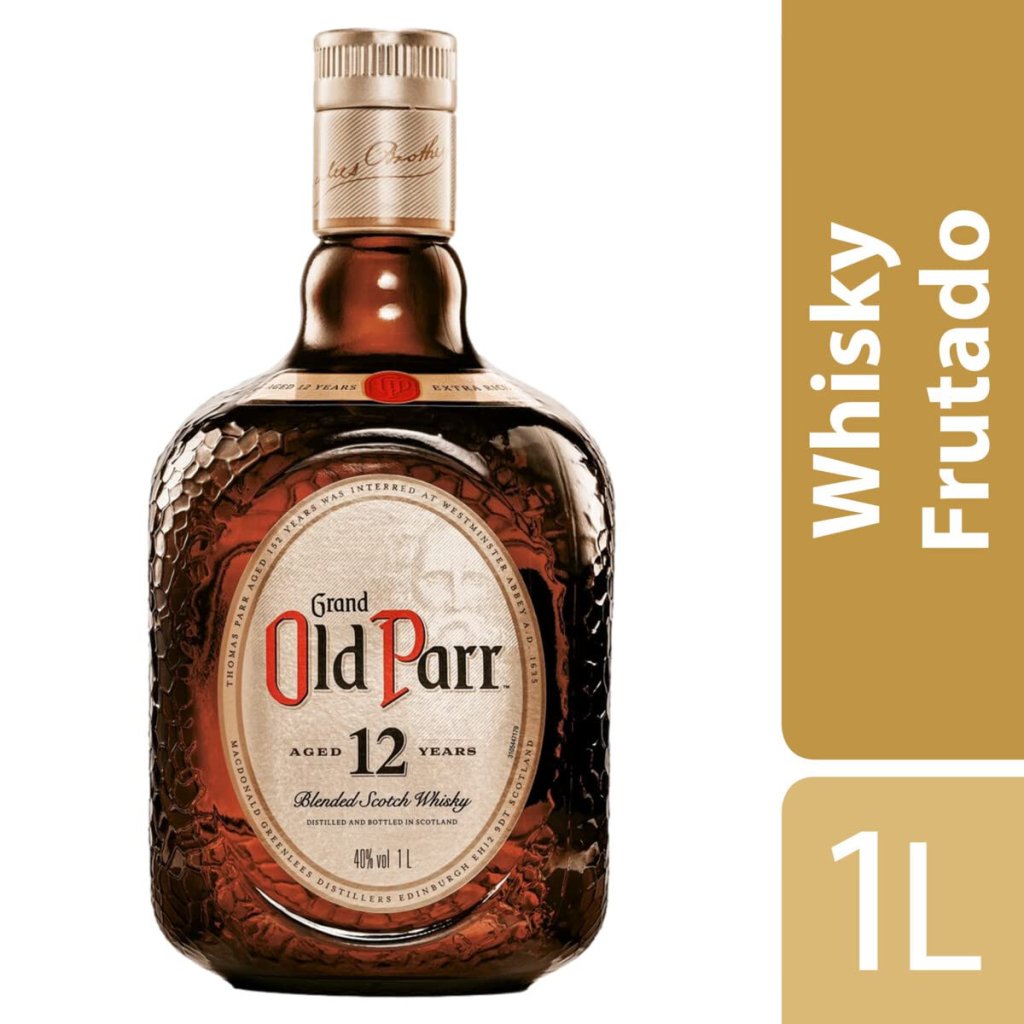 WHISKY OLD PARR 12 ANOS LITRO UND 