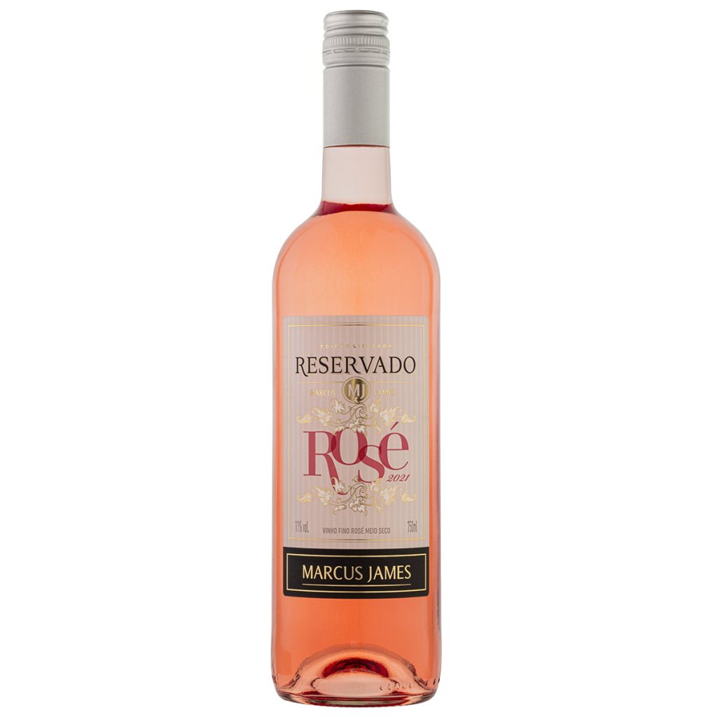 VINHO MARCUS JAMES RESERVADO ROSE MEIO SECO 750ML UND 