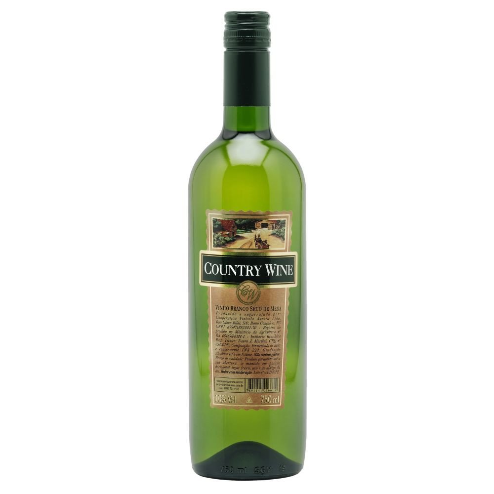 VINHO COUNTRY WINE BRANCO SECO 750ML UND 