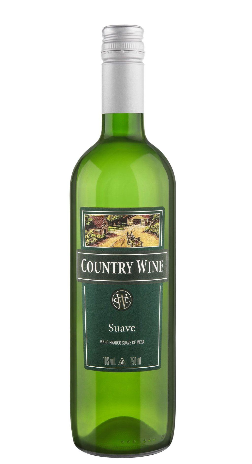 VINHO COUNTRY WINE BRANCO SUAVE 750ML UND 