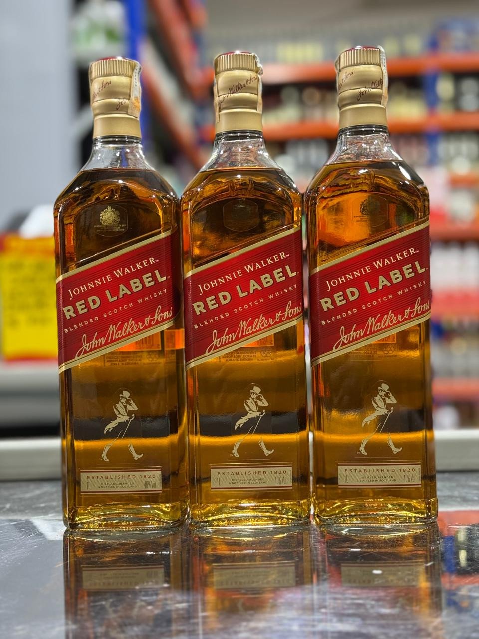 WHISKY RED LABEL 1L UND