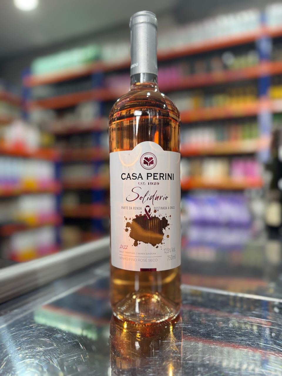 VINHO CASA PERINI SOLIDARIO ROSE SECO 750ML 