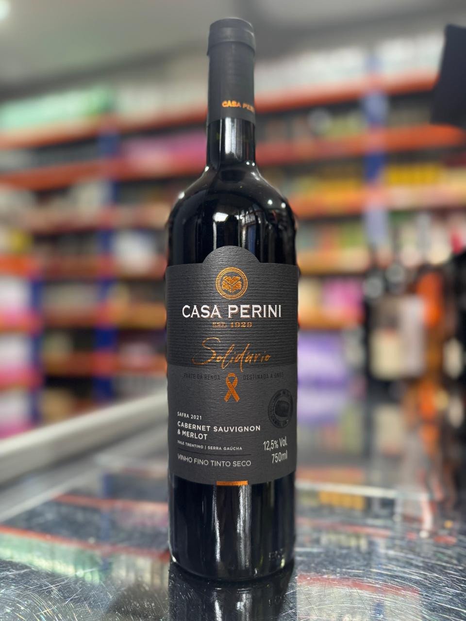 VINHO CASA PERINI SOLIDARIO CABERNET SAUVIGNON E MERLOT 
