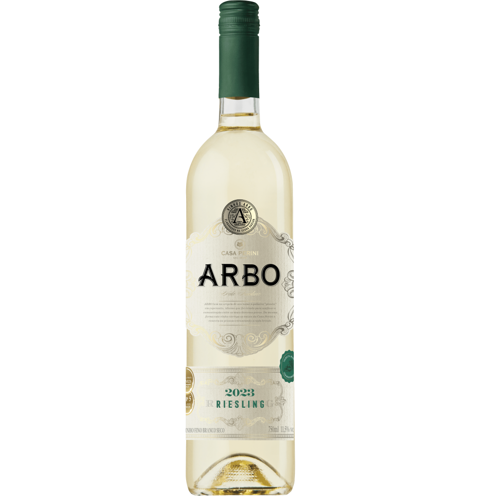VINHO ARBO BRANCO SECO RIESLING 750ML UN