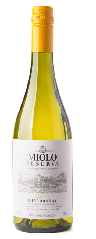 VINHO MIOLO RESERVA CHARDONAY BRANCO SECO 