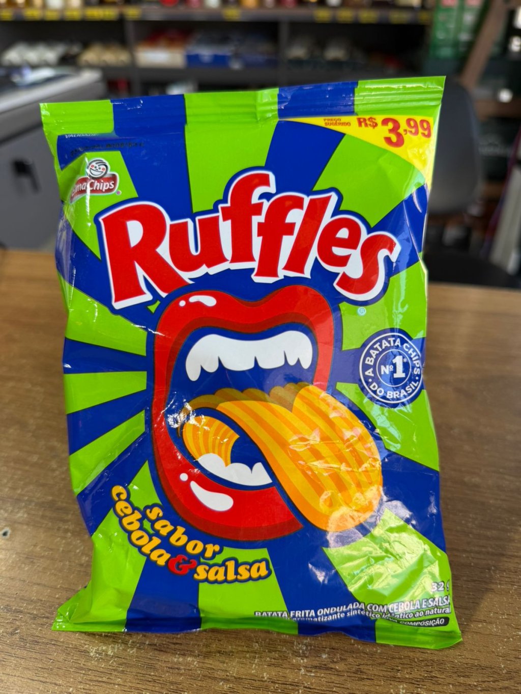 ruffles cebola 32g