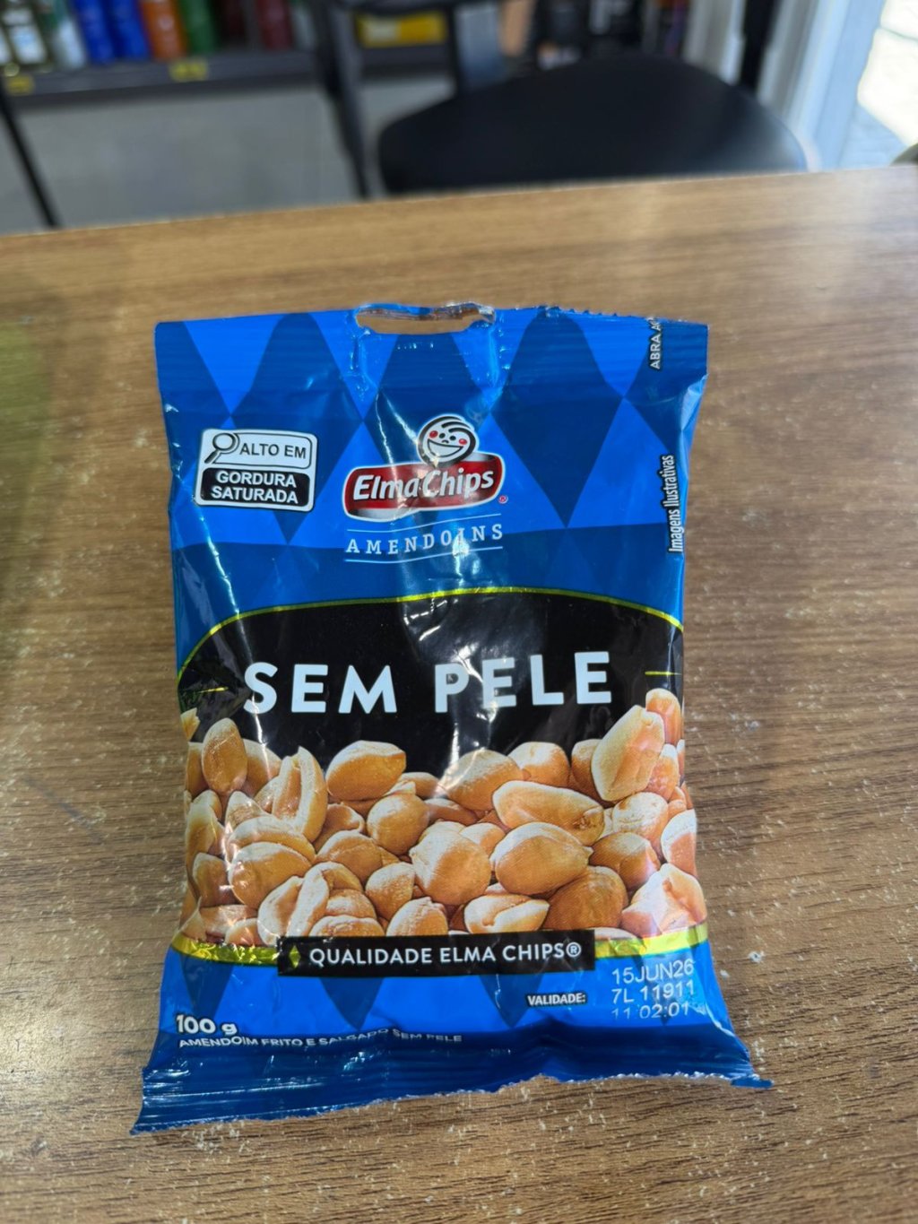 amendoim sem pele 100g