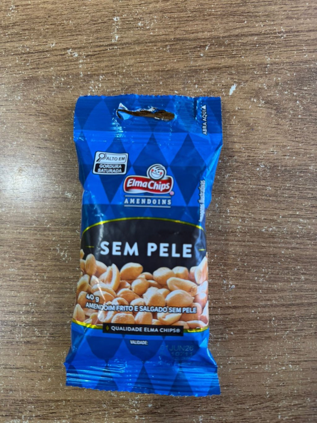 amendoim sem pele 40g