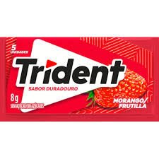 trident morango 8g