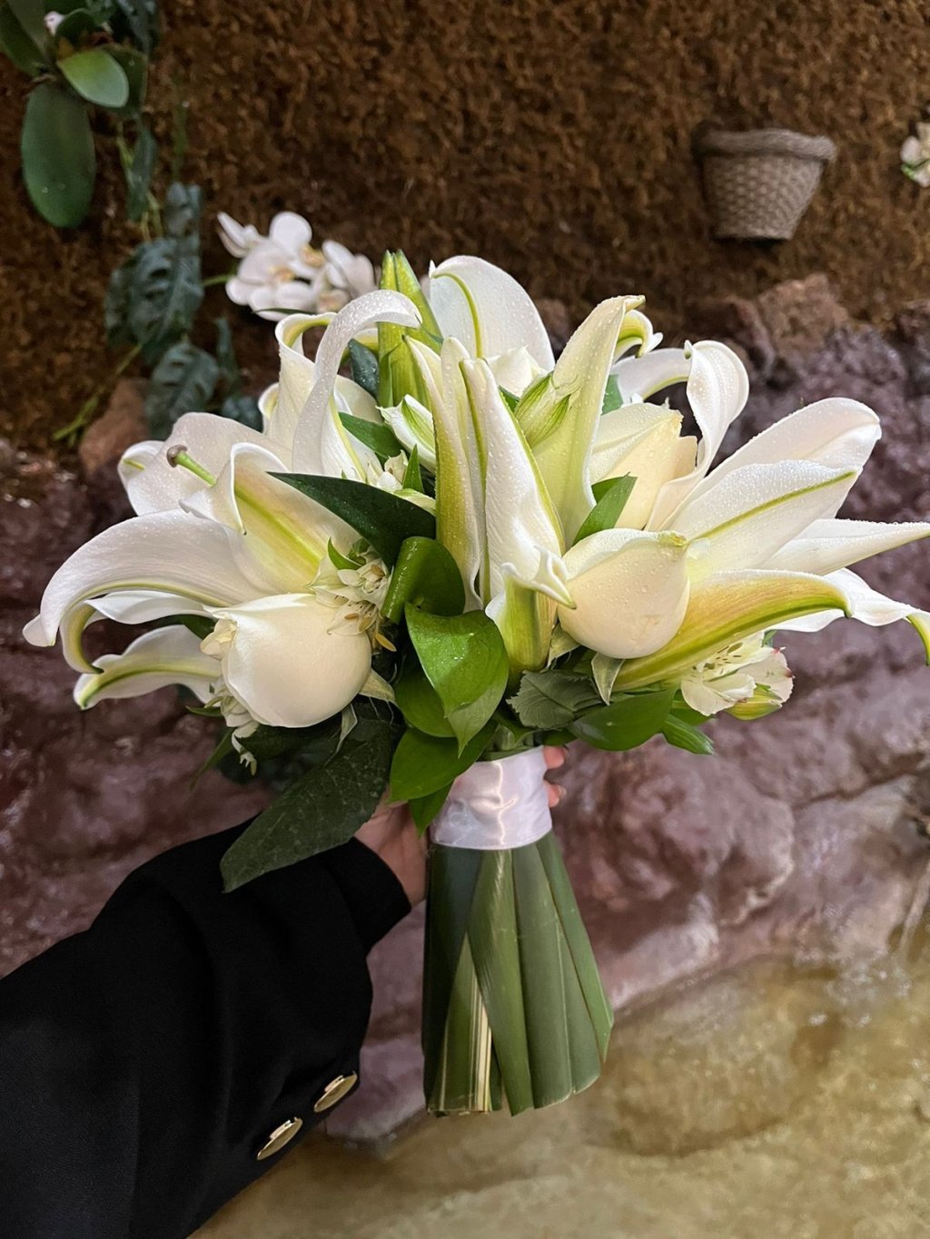 Buque de noiva White love