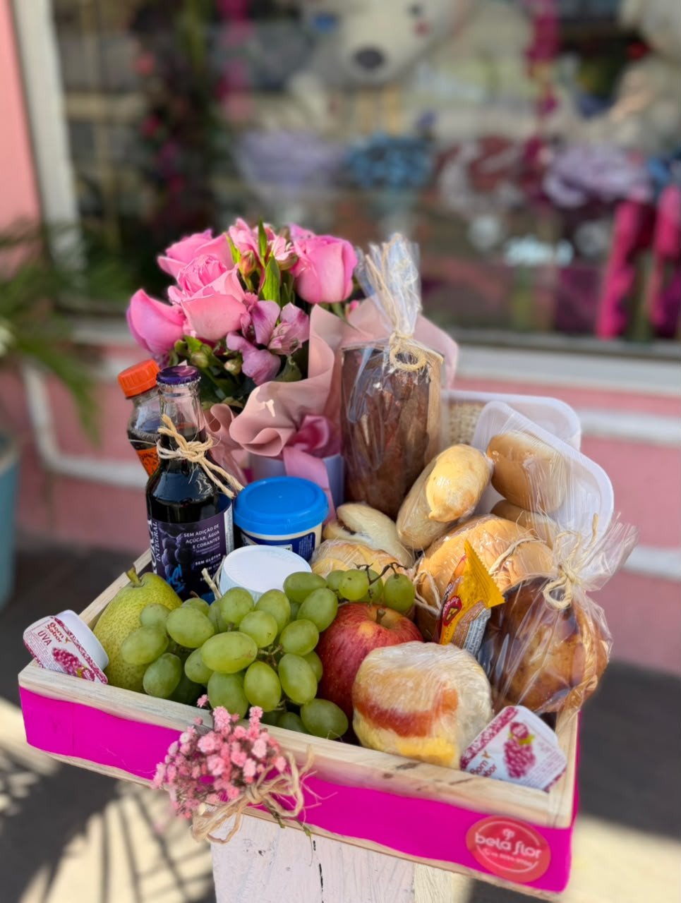 Cesta Pink Love