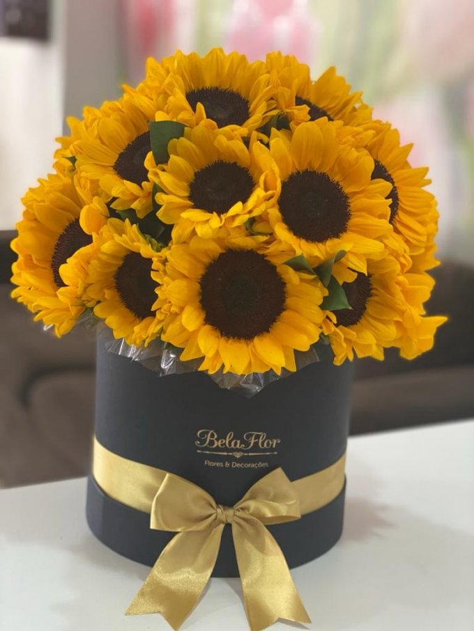 Bac à Fleurs Com Girassóis