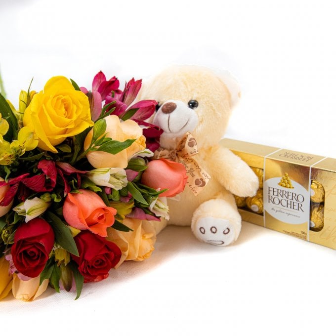 Buque Colors + Pelúcias + Chocolate