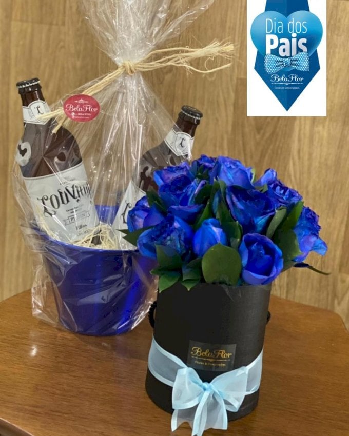 Bac a Fleurs + Baldinho com cervejas louvada