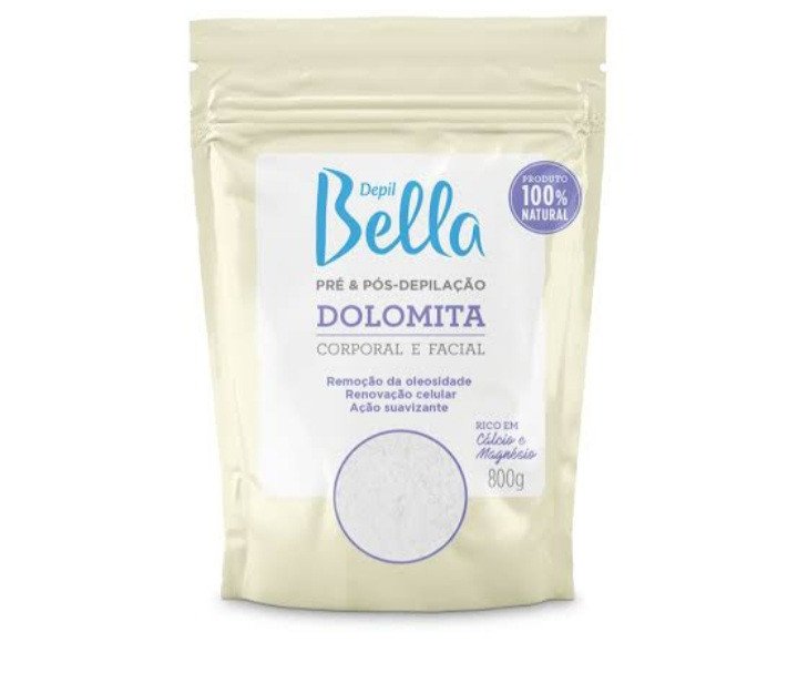 DEPIL BELLA DOLOMITA CORPORAL E FACIAL 800G