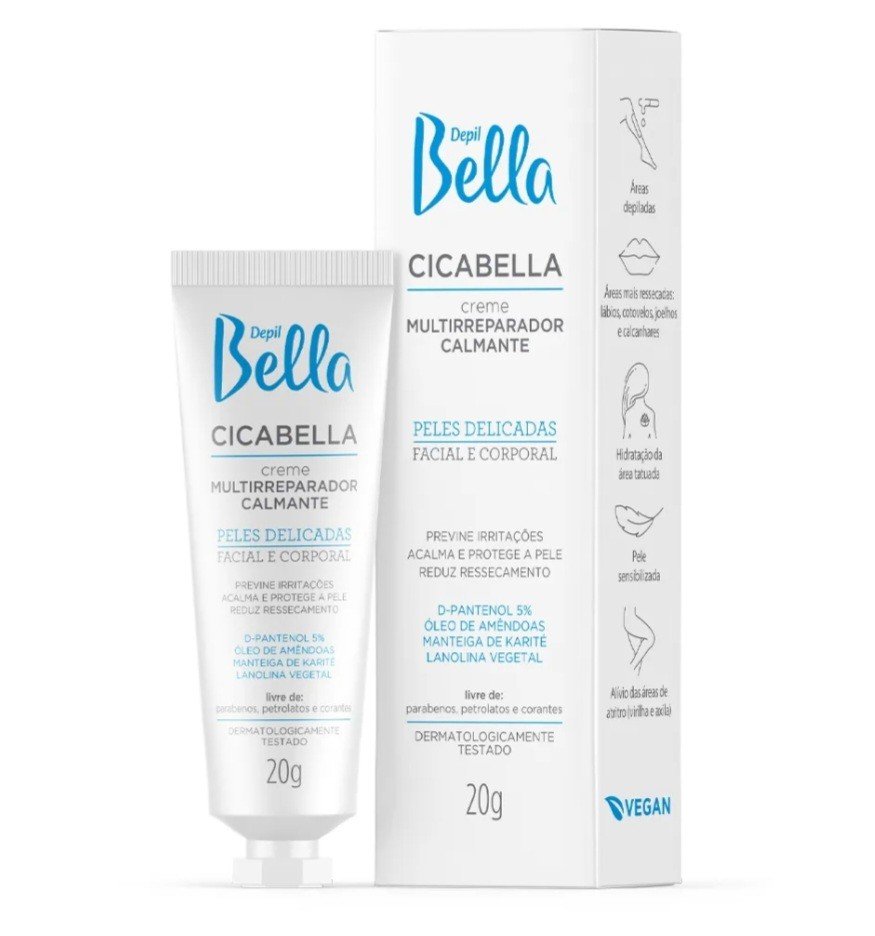DEPIL BELLA CICABELLA CREME MULTIRREPARADOR CALMANTE 20G